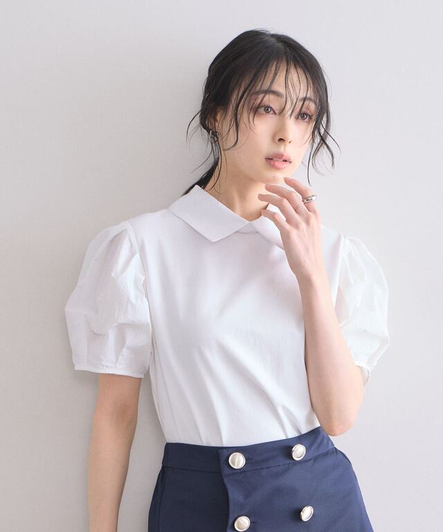 パフスリーブトップス