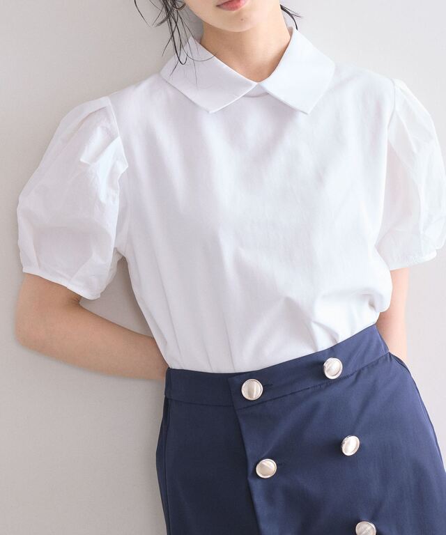 パフスリーブトップス