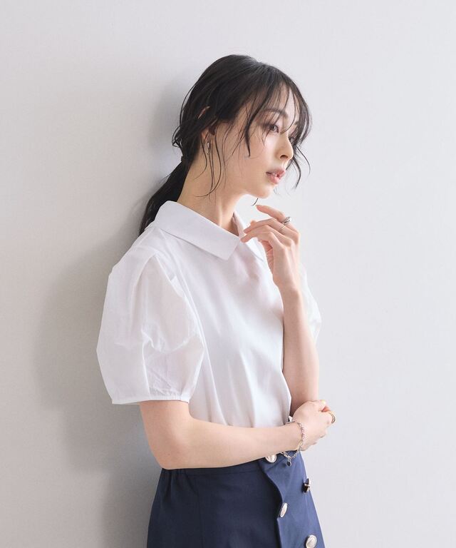 Yori パフスリーブ　トップス yori(ヨリ)の「ビッグパフスリーブブラウス【2021AW】9月中旬発売予定