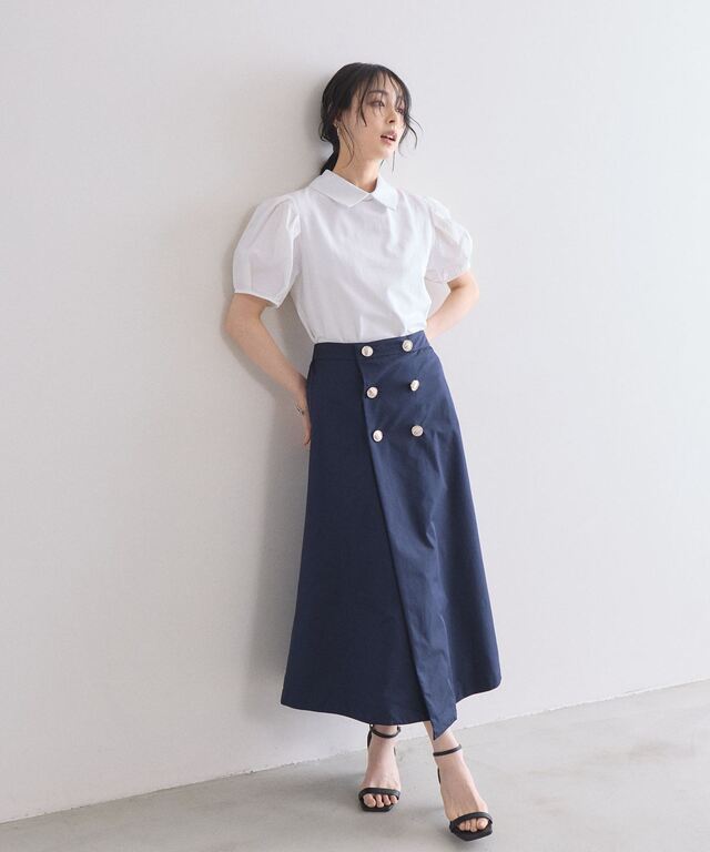 パフスリーブトップス
