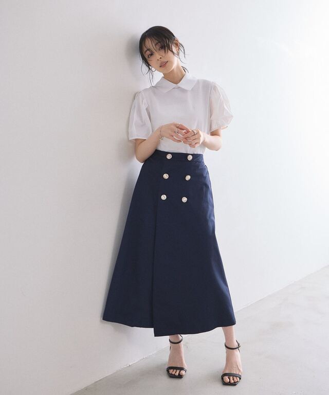 パフスリーブトップス