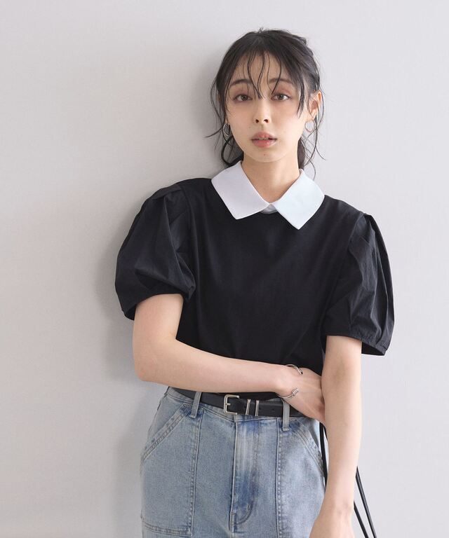 パフスリーブトップス