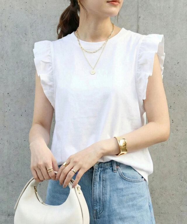 【リクエスト投票受付中！】袖フリルスウェットプルオーバー※リクエスト結果により商品化しない場合があります。