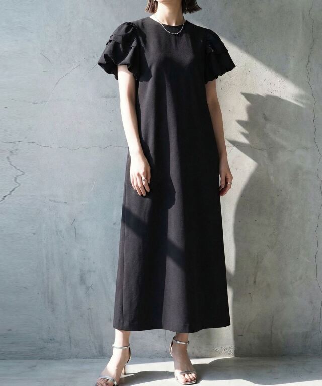 【入荷希望受付中☆】タックボリュームスリーブワンピース《RequestProject》 ※入荷希望数により商品化しない場合がございます。