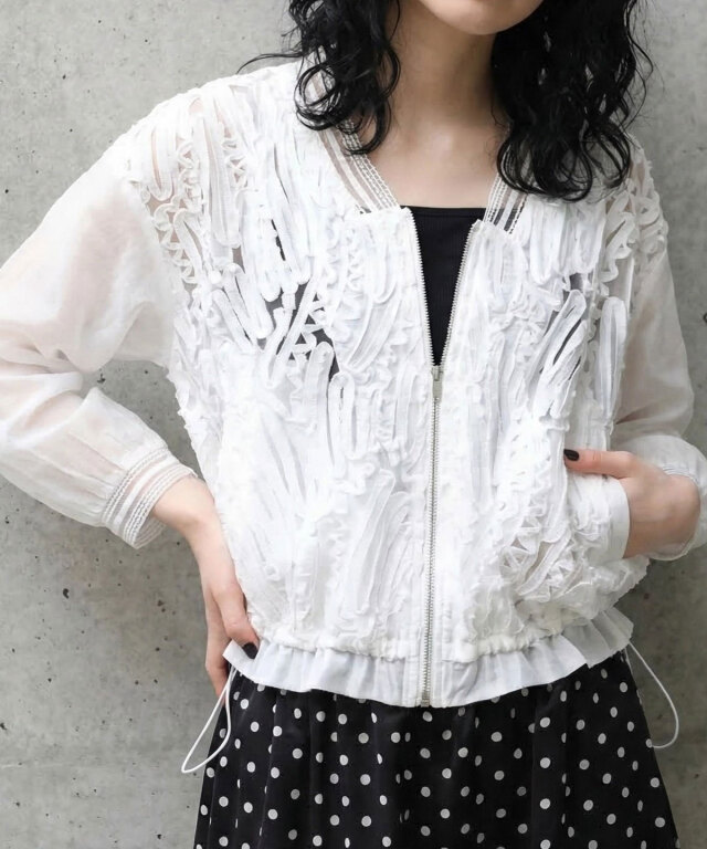 【入荷希望受付中☆】レースシアーブルゾン《RequestProject》 ※入荷希望数により商品化しない場合がございます。
