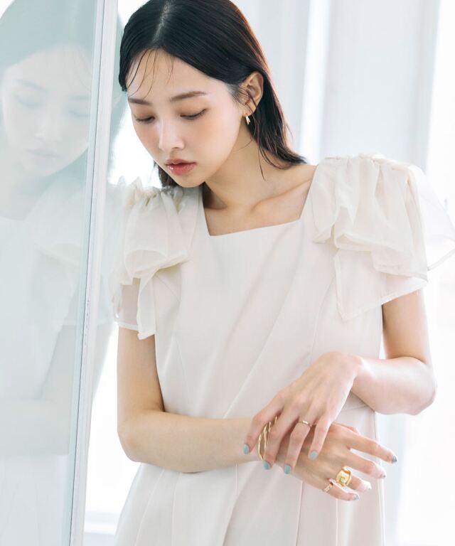 【WEB先行】《RequestProject》肩フリルオールインワン※店舗は7/22からになります。