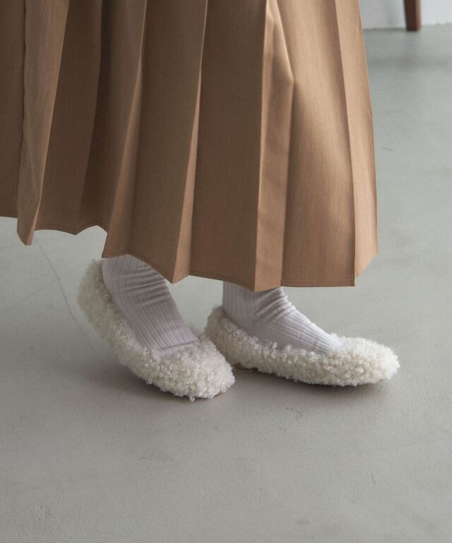 オフィシャルサイト限定】ツイルティアードプリーツスカート