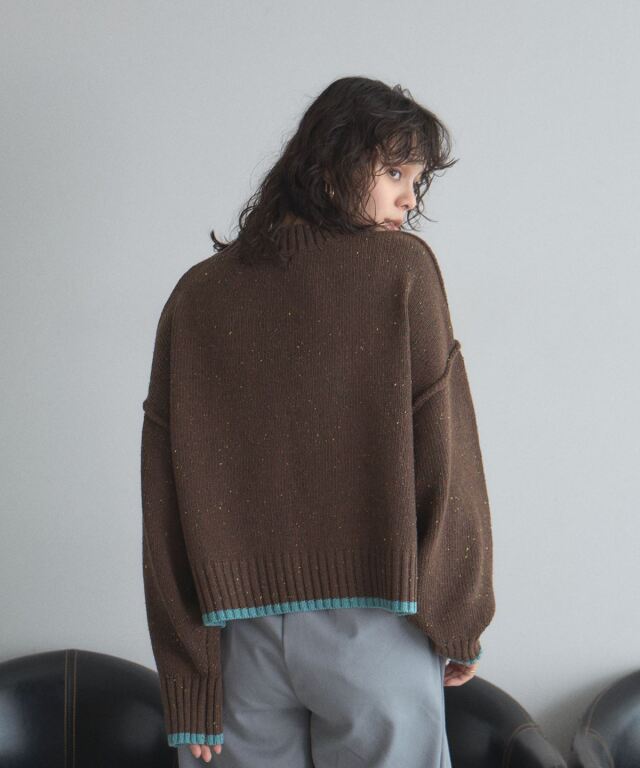 everyone ネップニット シップス SHIPS SHIPS: 〈手洗い可能〉カラー ネップ ニット