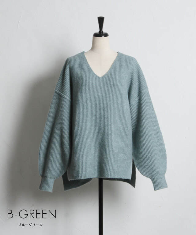 オフィシャルサイト限定】ヤクタッチVネックニット