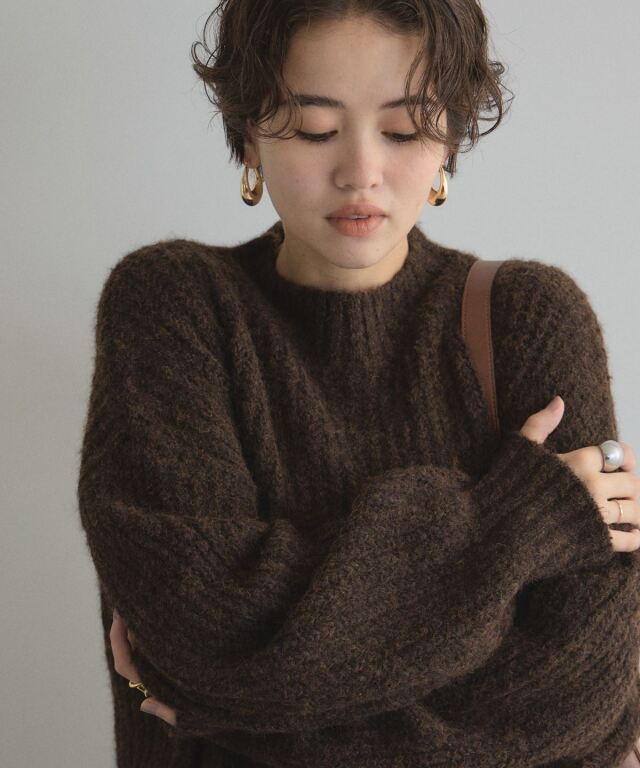 【オフィシャルサイト限定】アルパカ風ニット