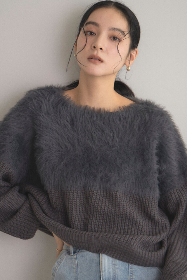 ケーブルニット