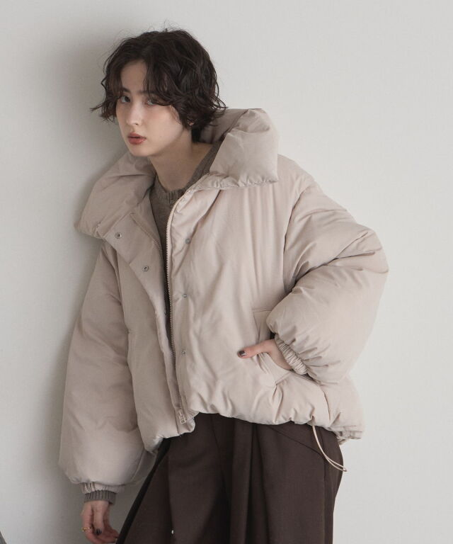 【WEB限定】ノンキルト中綿ブルゾン