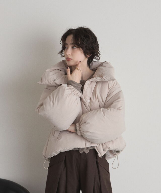 WEB限定】ノンキルト中綿ブルゾン