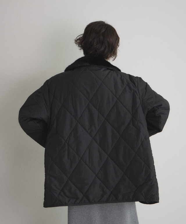 オフィシャルサイト限定】ファー襟キルトジャケット