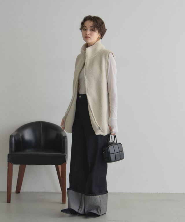 オフィシャルサイト限定】ボアジップベスト