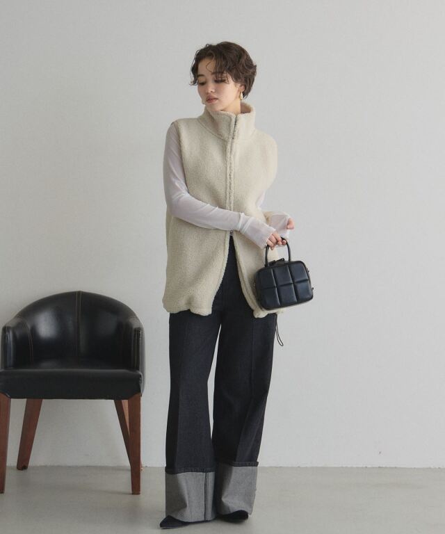 オフィシャルサイト限定】ボアジップベスト