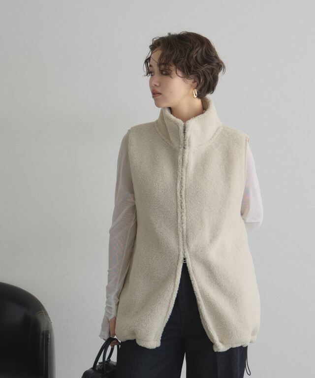 オフィシャルサイト限定】ボアジップベスト