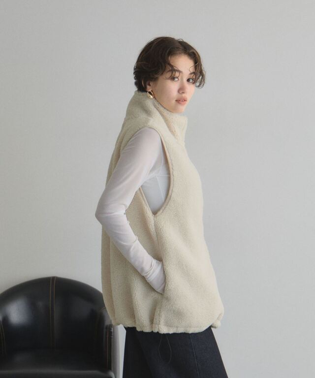 オフィシャルサイト限定】ボアジップベスト