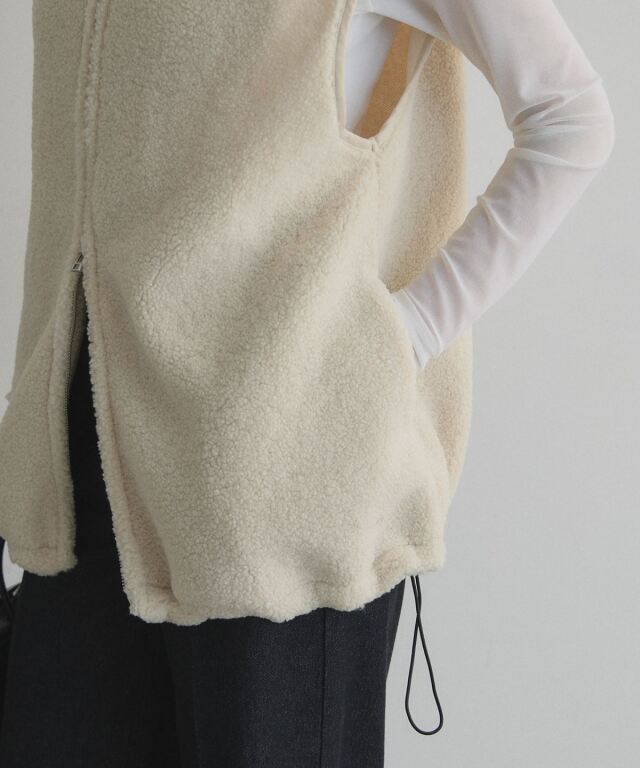 オフィシャルサイト限定】ボアジップベスト