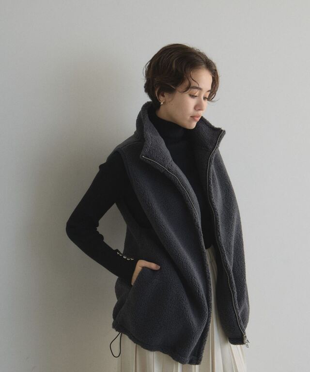 オフィシャルサイト限定】ボアジップベスト