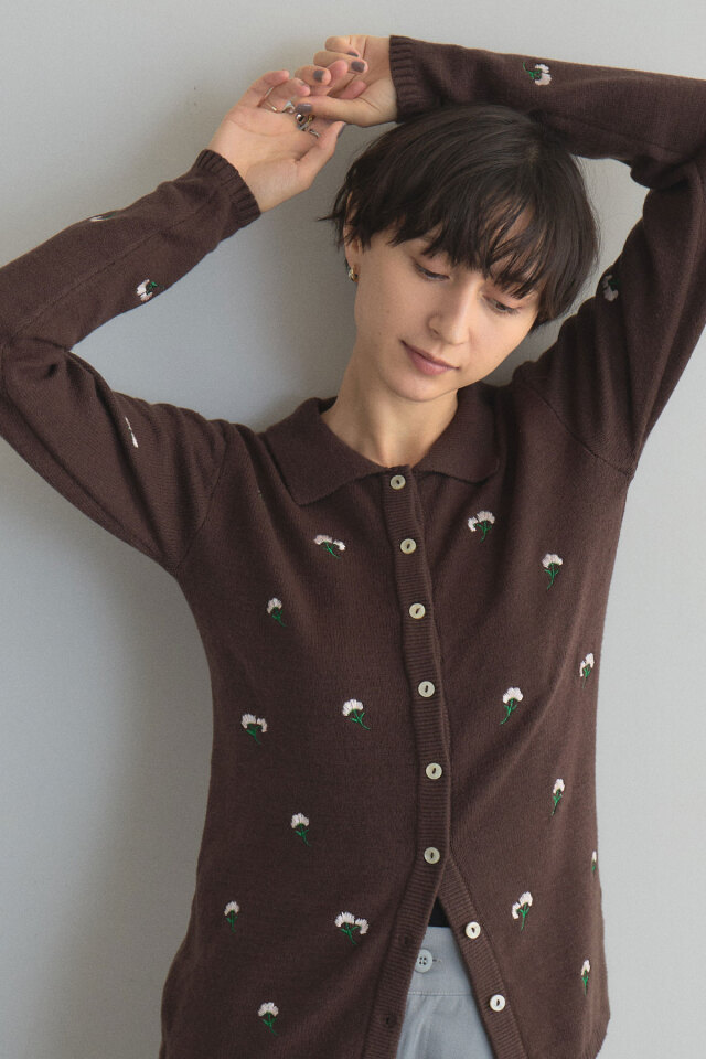 レーススリーブブラウス