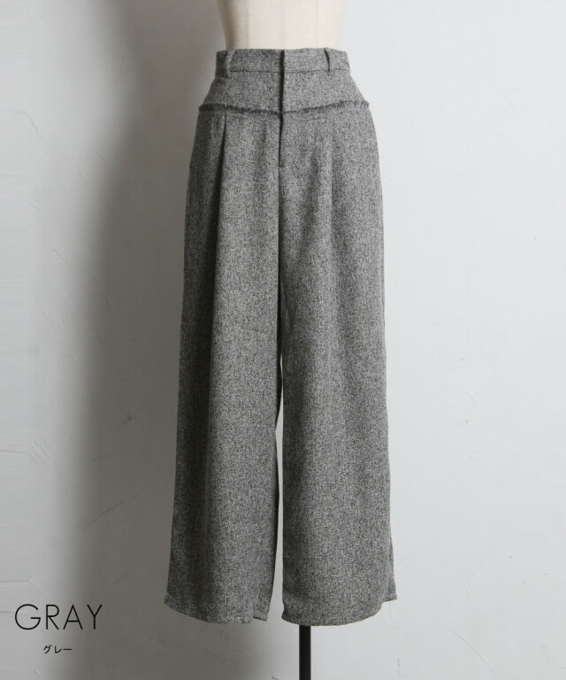 ツイードフリンジパンツ※一部店舗のみ入荷