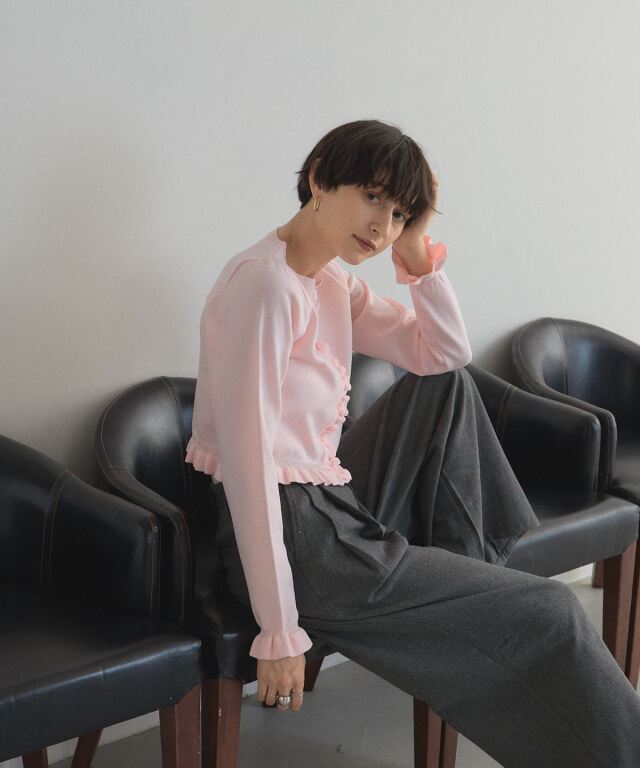 オフィシャルサイト限定】ツイードワイドパンツ