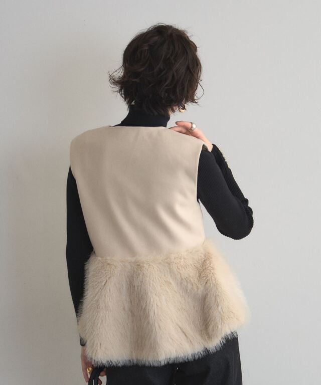 オフィシャルサイト限定】ペプラムファージップベスト