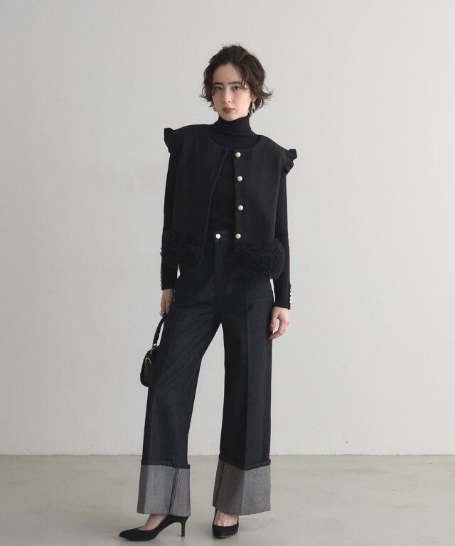 オフィシャルサイト限定】チュールフリルベスト