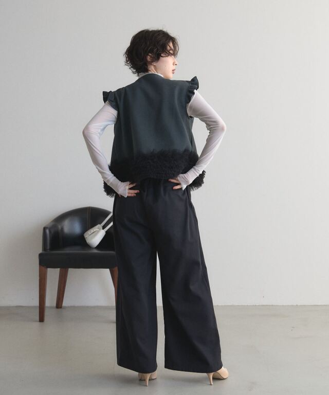 オフィシャルサイト限定】チュールフリルベスト