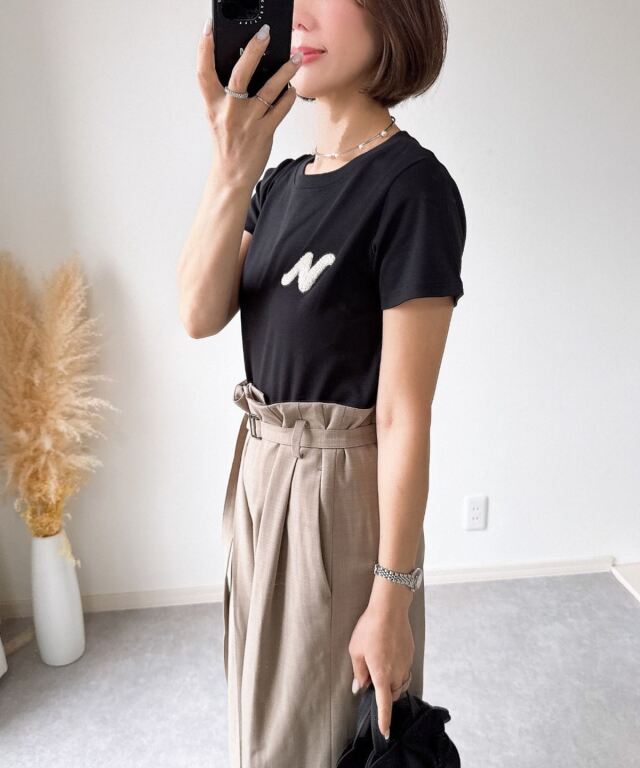 サガラ刺繍Tシャツ（汗染み防止・UVカット）