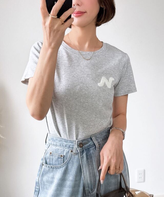 サガラ刺繍Tシャツ（汗染み防止・UVカット）