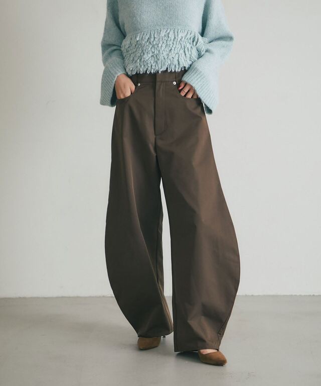 ARVELLIA｜ COCOON SILHOUETTE PANTS