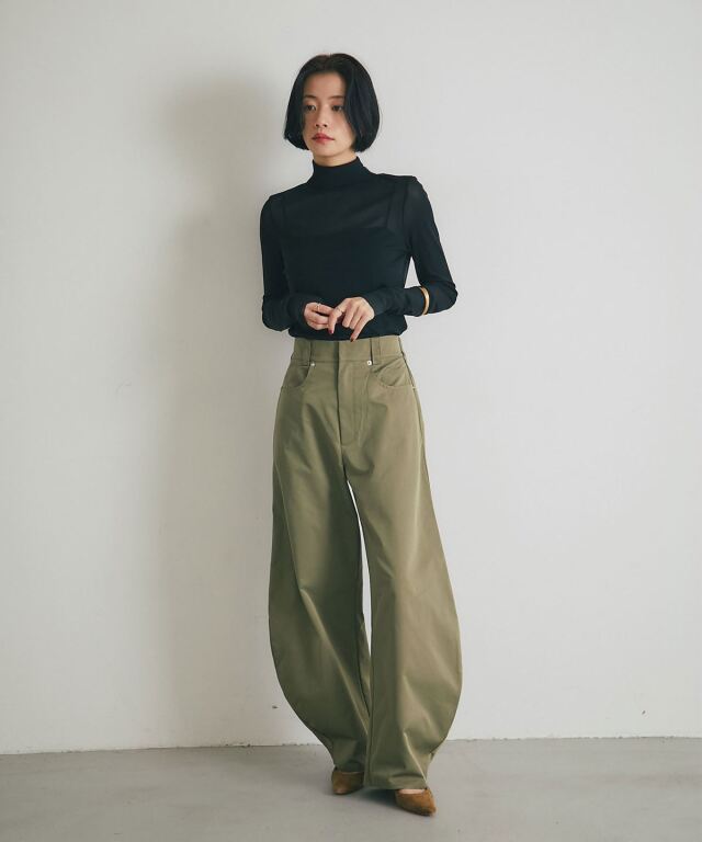 ARVELLIA｜ COCOON SILHOUETTE PANTS