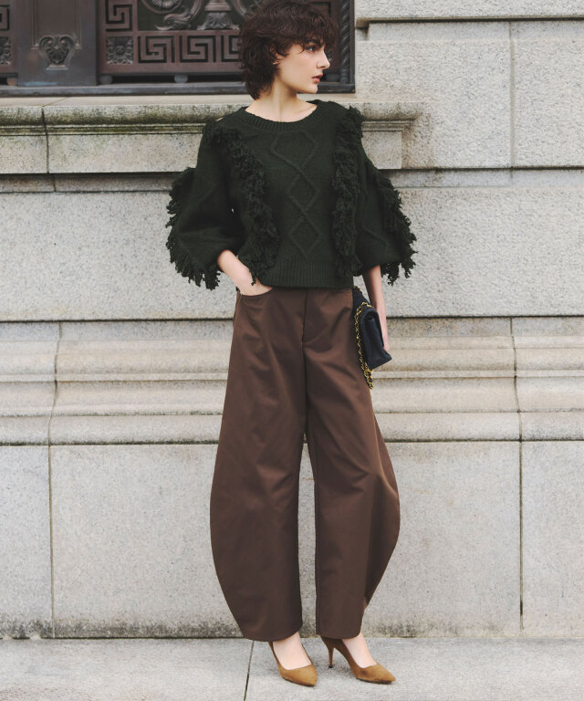 ARVELLIA｜ COCOON SILHOUETTE PANTS