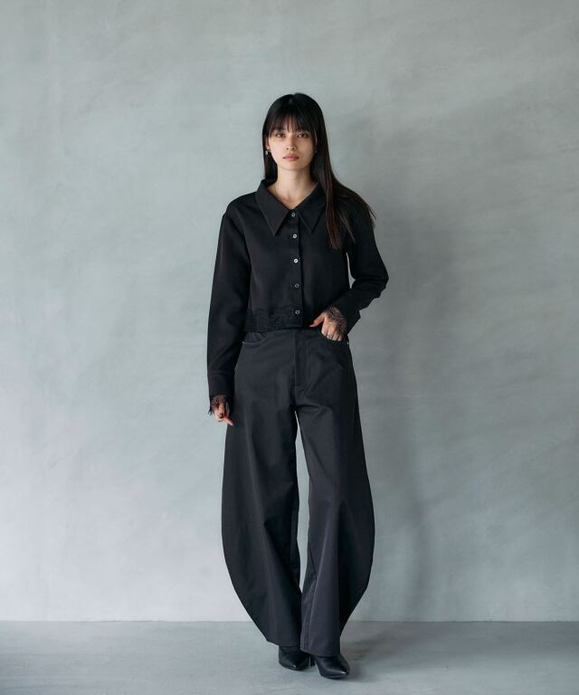 ARVELLIA| COCOON SILHOUETTE PANTS ARVELLIA| COCOON SILHOUETTE PANTS