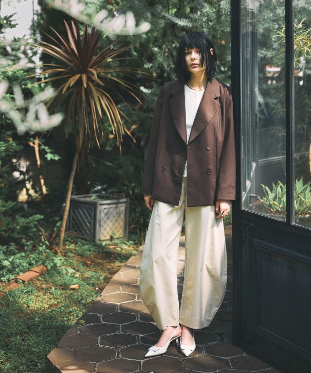 jojo　脚 ARVELLIA｜ COCOON SILHOUETTE PANTS