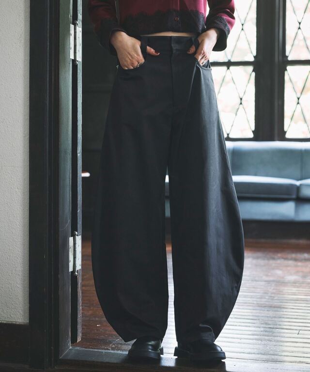 10月24日20時新色＆新サイズ登場！ARVELLIA｜  COCOON SILHOUETTE PANTS