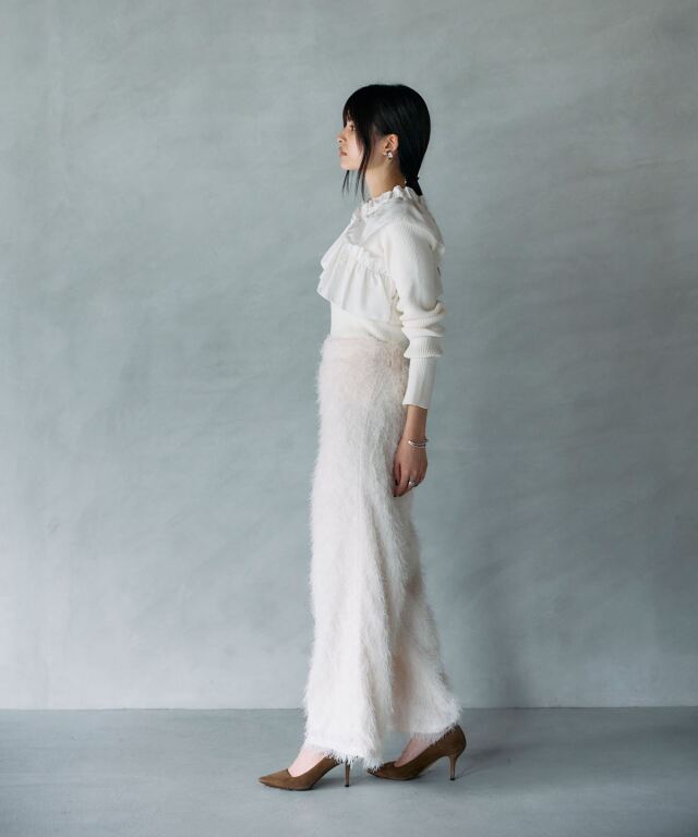 ARVELLIA｜ WIDE FRINGE PANTS