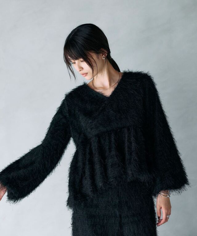 ピリオド 3枚セット ARVELLIA｜ BALLOON FRINGE TOPS