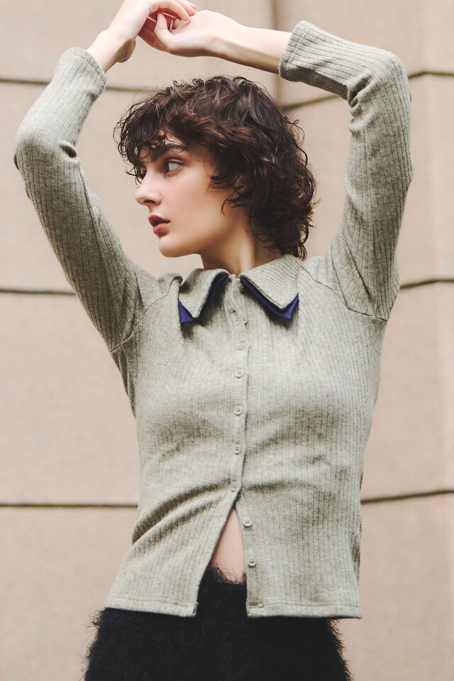 ケーブルニット