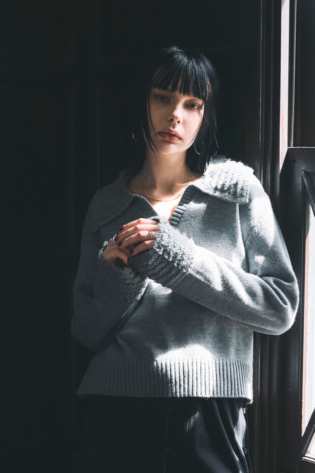 ケーブルニット