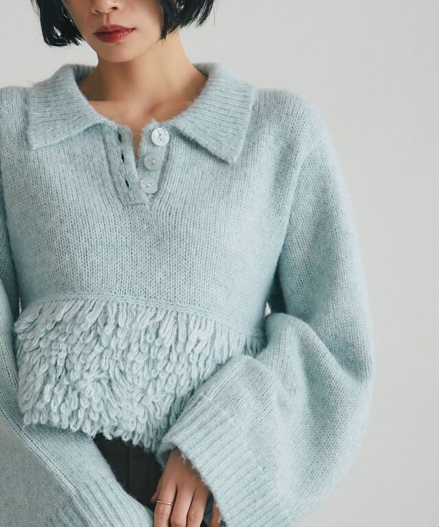 【 kkさま専用】HEVE Arch Peplum knit Arch Peplum knit ivory | HEVE