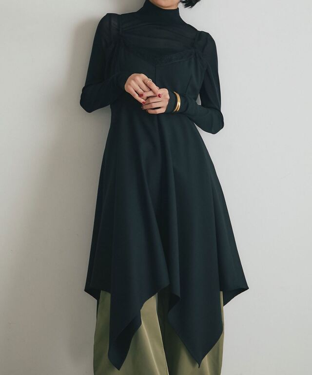 ARVELLIA】LACE CASCADE DRESS