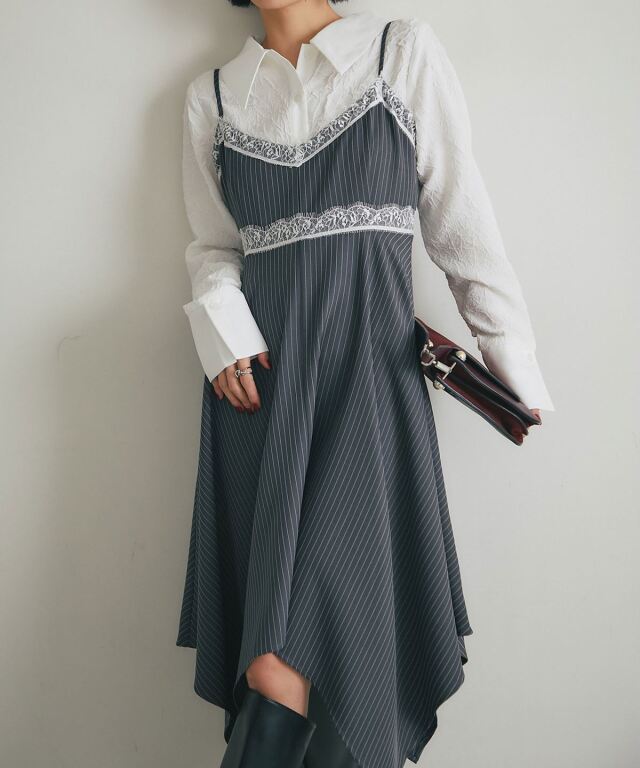 ARVELLIA】LACE CASCADE DRESS