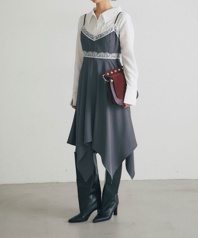 ARVELLIA】LACE CASCADE DRESS