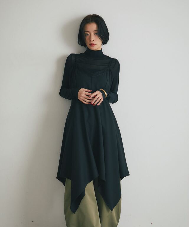 ARVELLIA】LACE CASCADE DRESS