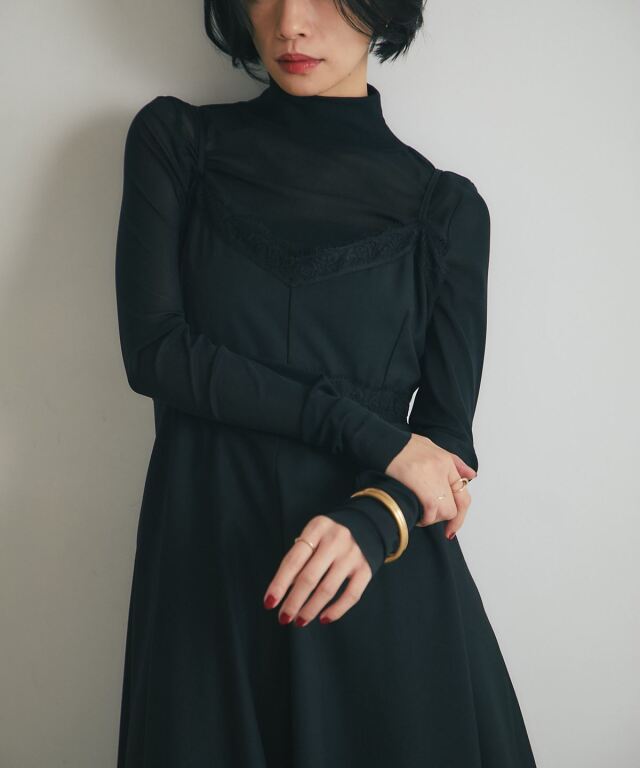 ARVELLIA】LACE CASCADE DRESS