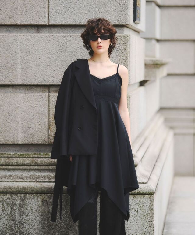 ARVELLIA】LACE CASCADE DRESS