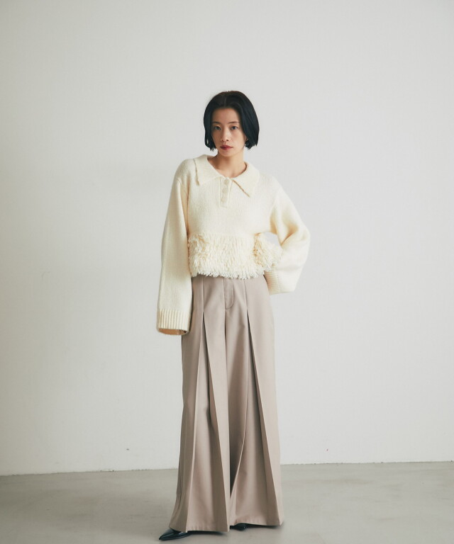 H様2点おまとめ専用です☻ ARVELLIA｜ SHARP EDGE HIGH-WAIST PANTS